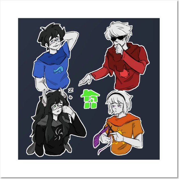 Beta Kids [ Homestuck ] Wall Art by rammboozled